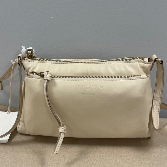Lucky Brand Koda Crossbody Bag, Vanilla - NWT - Picture 1 of 7